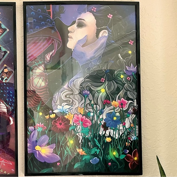 Critical Role CR C3 Mighty Nein Yasha & Mollymauk Framed Fan Art Print D&D DND - Picture 4 of 9